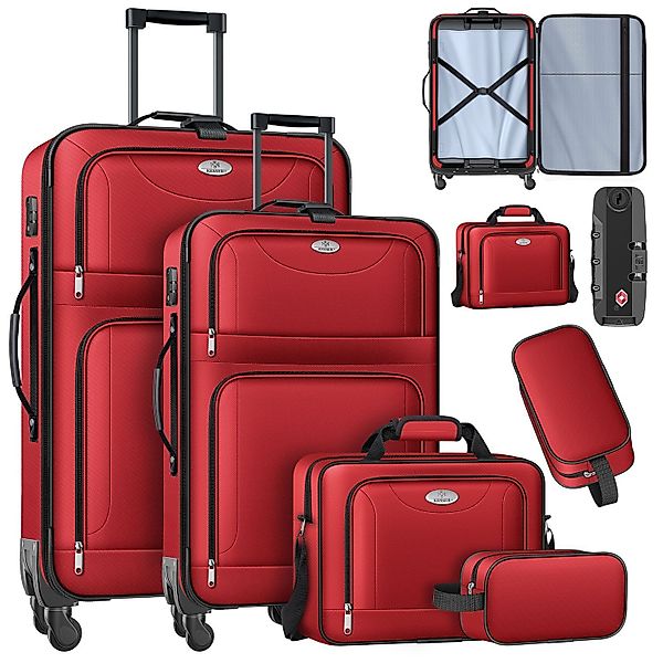KESSER Kofferset, 4 Rollen, (4 tlg., günstig online kaufen