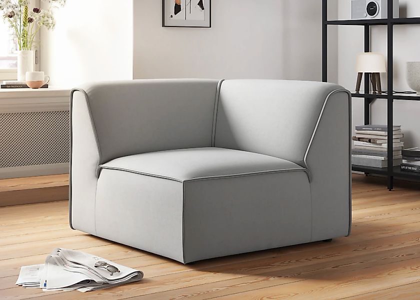 RAUM.ID Sofa-Eckelement "Merid, Sofaelement, Maße B/T/H: 97/97/46 cm", als günstig online kaufen