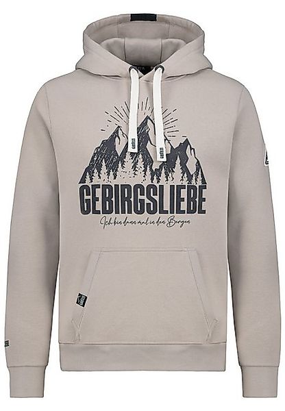 SUBLEVEL Hoodie Herren Kapuzenpullover mit mit Bergprints Sweater, Kapuzens günstig online kaufen
