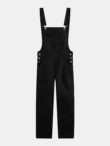 Herren Denim einfarbige Taschen Knöchel Länge Casual Jumpsuits Hosenträger günstig online kaufen