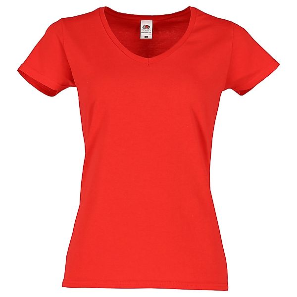 Fruit of the Loom V-Shirt Ladies günstig online kaufen