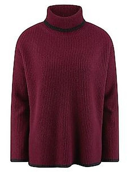 Rollkragen-Pullover include lila günstig online kaufen