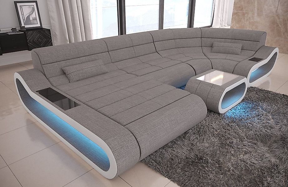 Sofa Dreams Wohnlandschaft Stoff Couch Polstersofa günstig online kaufen