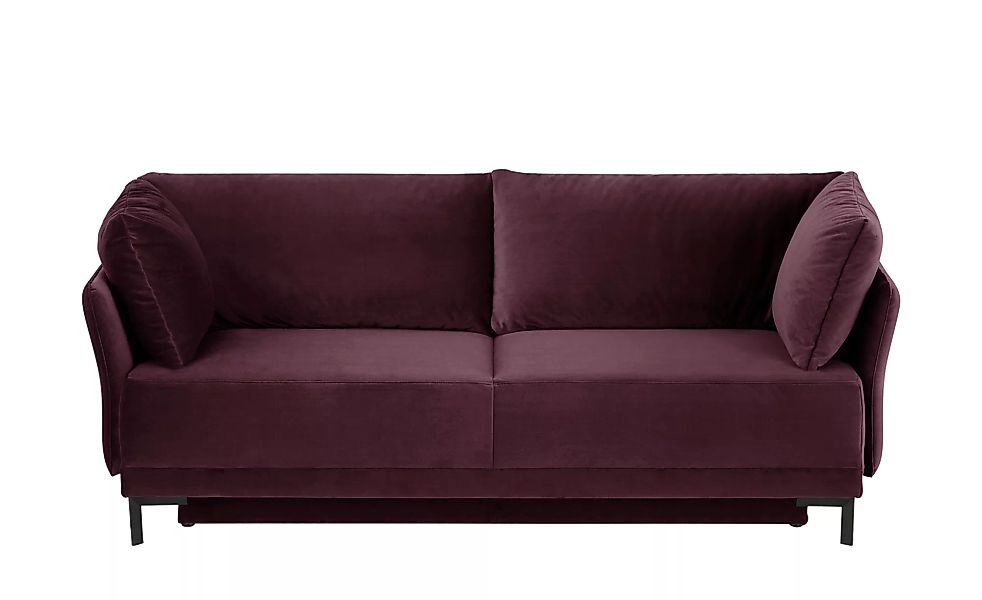 Schlafsofa - rot - 219 cm - 92 cm - 103 cm - Polstermöbel > Sofas > Einzels günstig online kaufen