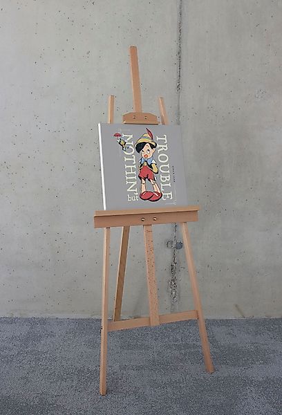 Komar Leinwandbild »Keilrahmenbild - Hey Pinocchio - Größe 40 x 40 cm«, Dis günstig online kaufen