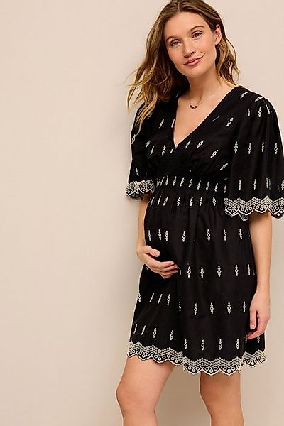 Next Umstandskleid Kleid mit Lochstickerei (1-tlg) günstig online kaufen