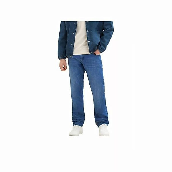 TOM TAILOR Straight-Jeans blau regular fit (1-tlg) günstig online kaufen