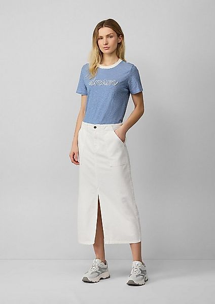 s.Oliver Midirock Rock Denim-Midirock mit Schlitz günstig online kaufen