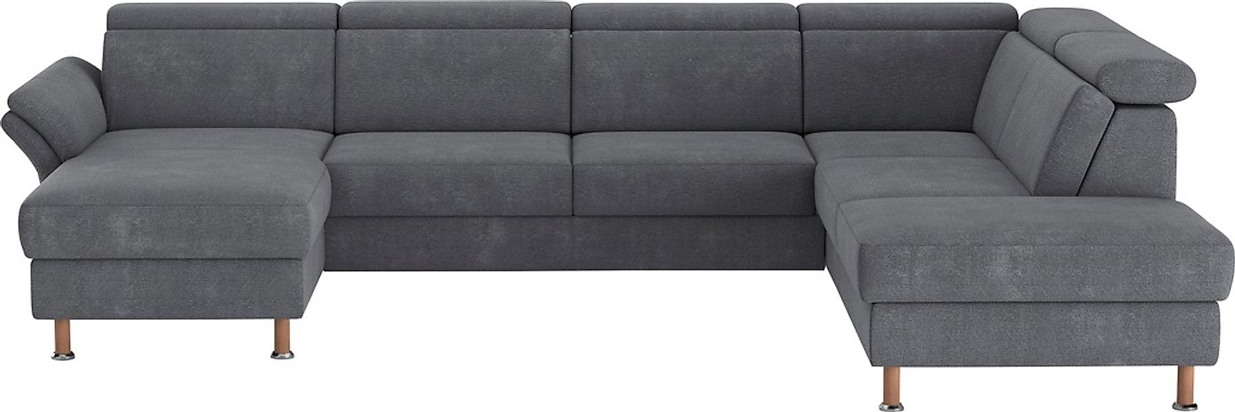 Home affaire Wohnlandschaft »Calypso U-Form« wahlweise mit motorischer Rela günstig online kaufen