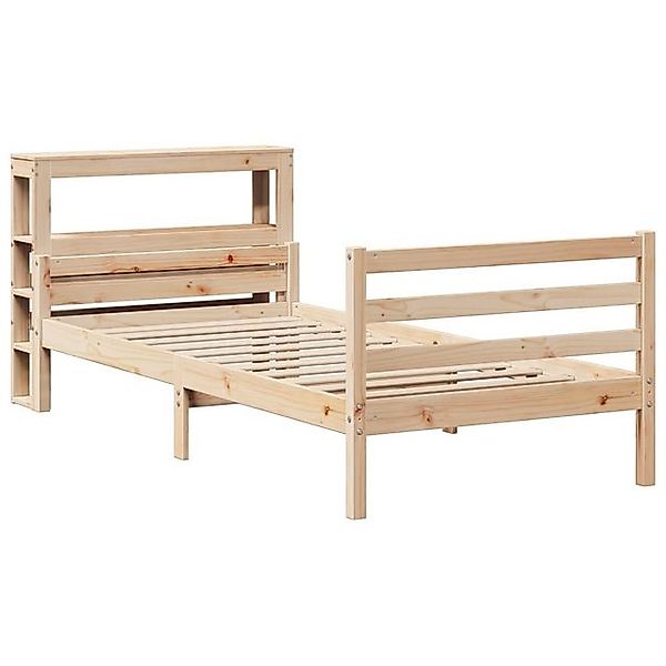 vidaXL Bett Bettgestell mit Kopfteil ohne Matratze 90x200 cm günstig online kaufen