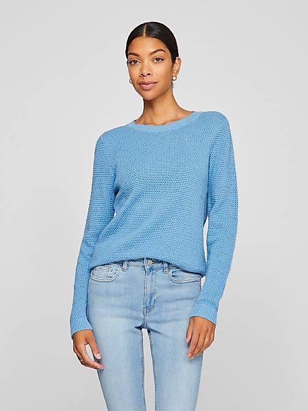 Vila Rundhalspullover "VIDALO O-NECK L/S KNIT TOP- NOOS" günstig online kaufen