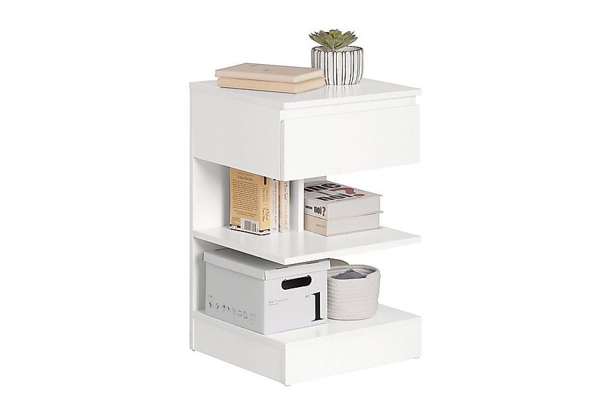 SoBuy Nachttisch FBT49, (1-St), Beistelltisch mit Schublade, Nachtschrank, günstig online kaufen