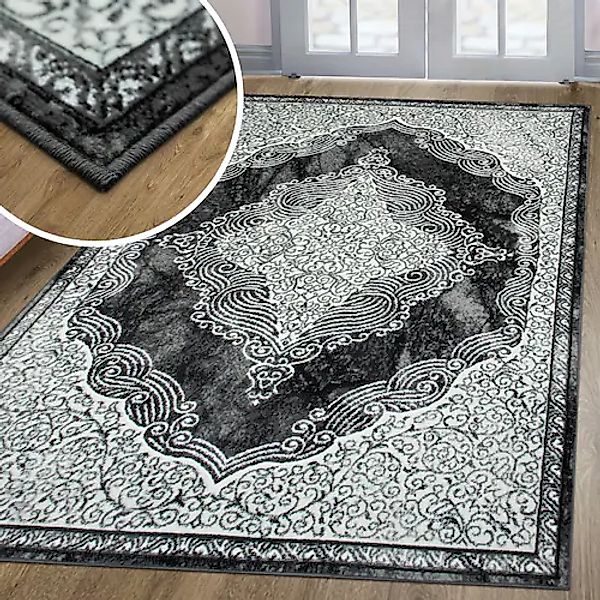 my home Teppich »Harvii«, rechteckig, 8 mm Höhe, Orient-Design, Fußbodenhei günstig online kaufen