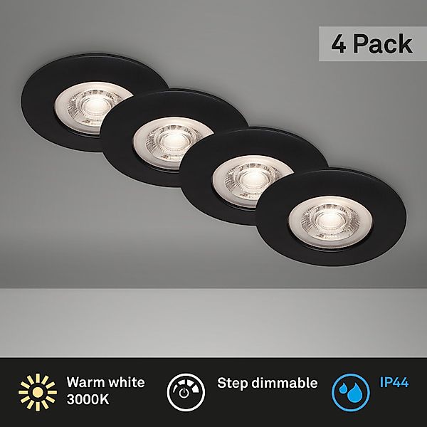 Briloner Leuchten LED Einbaustrahler Einbauleuchten Extra-Warmweiß günstig online kaufen