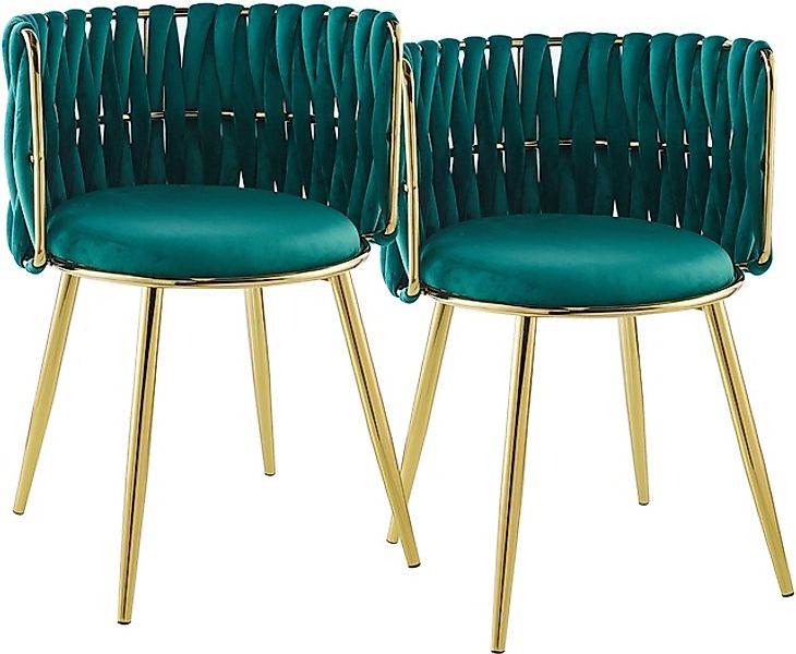 Kayoom Polsterstuhl »Stuhl Melly 125 2er-Set,tolles Design der Rückenlehne, günstig online kaufen