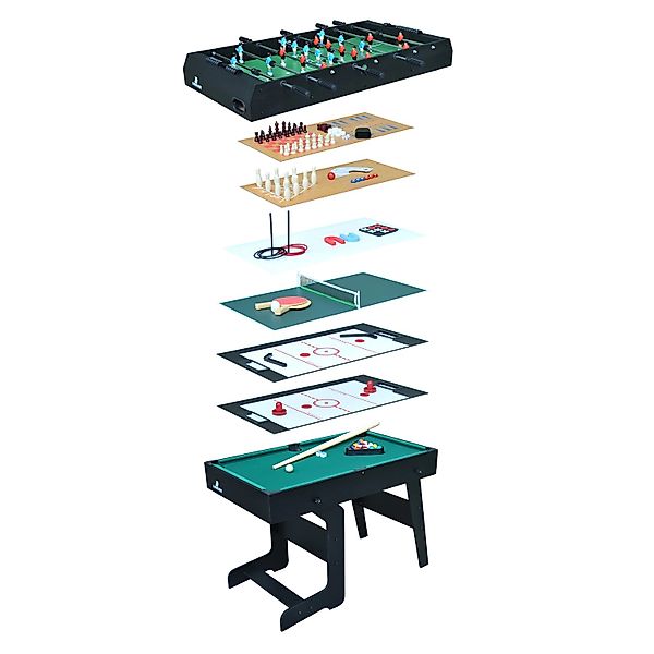 Cougar Spieltisch All-in-One 16-in-1 Schwarz günstig online kaufen