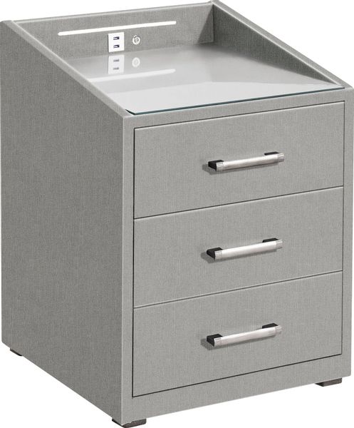 ED EXCITING DESIGN Nachtkonsole "Moon" mit LED-Beleuchtung und USB-Anschlus günstig online kaufen