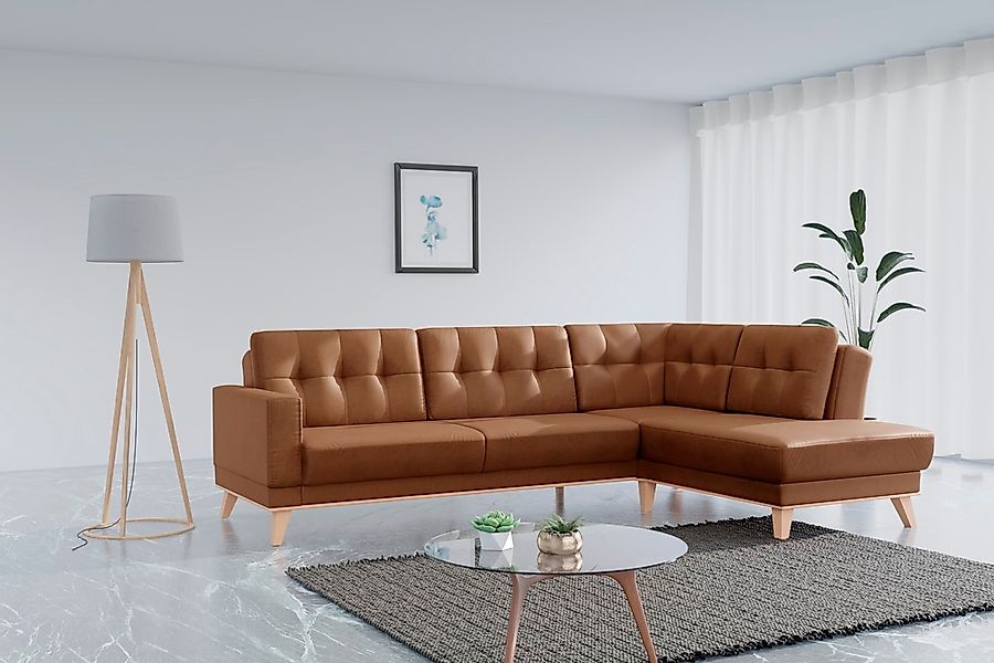 sit&more Ecksofa "Lavida L-Form", wahlweise mit Kippfunktion und Bettkasten günstig online kaufen