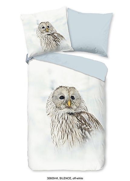 PURE luxury collection Bettwäsche Wendebettwäsche Eule günstig online kaufen