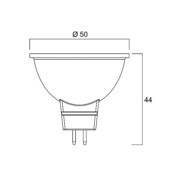 LED-Leuchtmittel SUPERIA RETRO GU5.3 MR16 5 W 830 460 lm dim günstig online kaufen