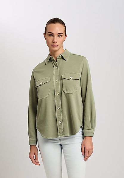 MARC AUREL Hemdbluse aus lässiger Baumwolle günstig online kaufen