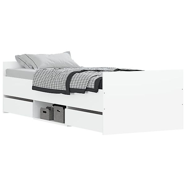 vidaXL Bett Bettgestell mit Kopf- und günstig online kaufen