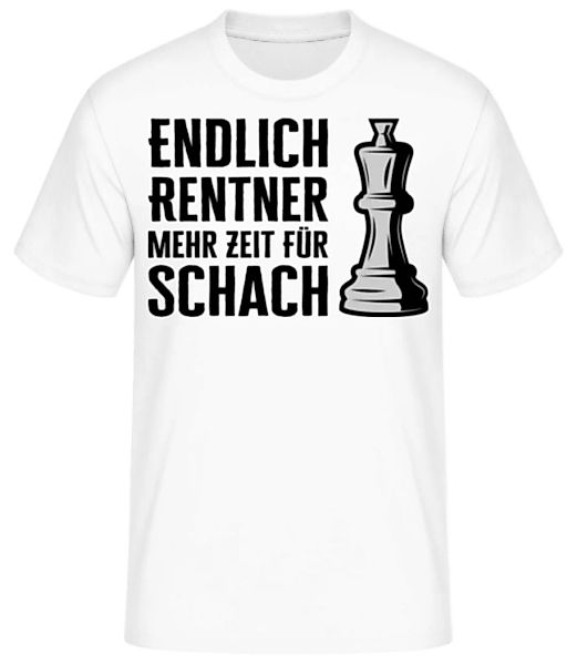 Endlich Rentner Mehr Zeit Für Schach · Männer Basic T-Shirt günstig online kaufen