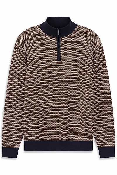 bugatti Troyer "Regular Fit" mit drei-farbiger Struktur günstig online kaufen