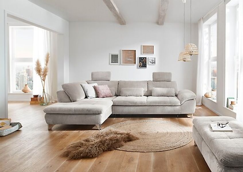 Die PlanBar Ecksofa »MP-IN14007 L-Form« wahlweise mit Bettfunktion und vers günstig online kaufen