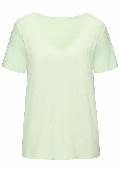 Vivance T-Shirt "mit modischer Rippstruktur", aus weichfließender Qualität günstig online kaufen