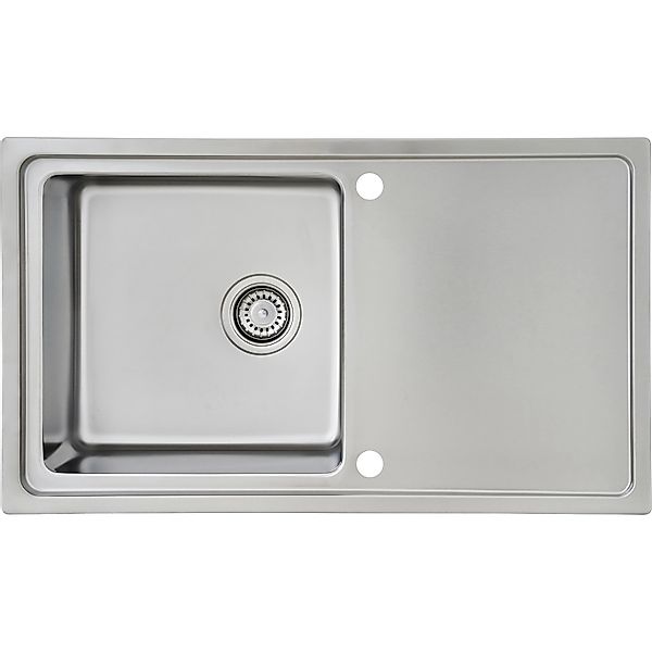 RESPEKTA Edelstahlspüle respekta Edelstahlspüle CHICAGO 86 x 50 cm 86 x 50 günstig online kaufen