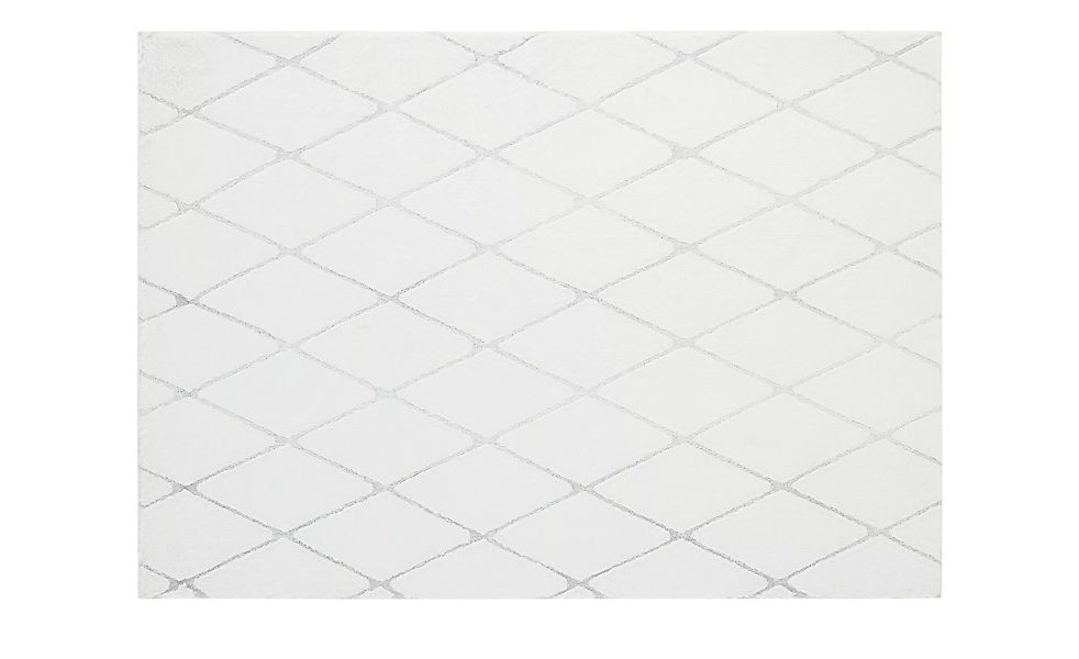 Hochflorteppich - weiß - Synthethische Fasern - 120 cm - Sconto günstig online kaufen