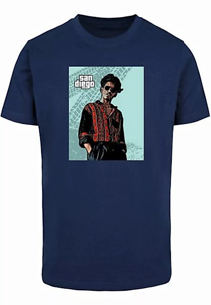 Merchcode T-Shirt Merchcode Herren Grand San Diego T-Shirt Round Neck (1-tl günstig online kaufen