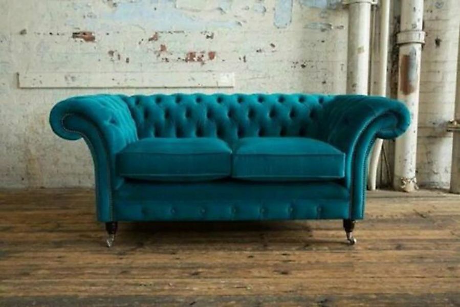 JVmoebel Chesterfield-Sofa, Chesterfield Couch Textil Stoff Sofa Edles Desi günstig online kaufen