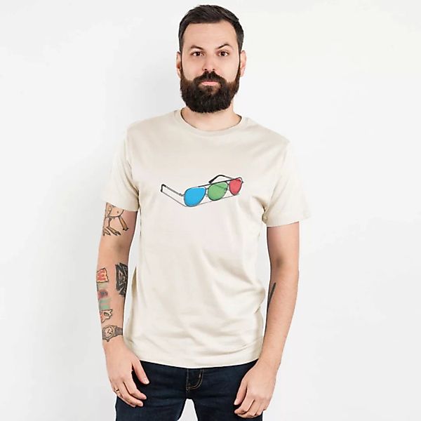 Robert Richter – 3d Glasses - Mens Low Carbon Organic Cotton T-shirt günstig online kaufen