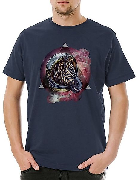 Urban Backwoods Print-Shirt Urban Backwoods Zebra Astronaut Herren T-Shirt günstig online kaufen