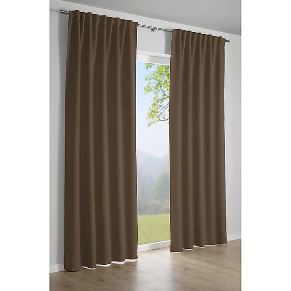 GARDINIA Gardine Schal mit Gardinenband Dimout, günstig online kaufen