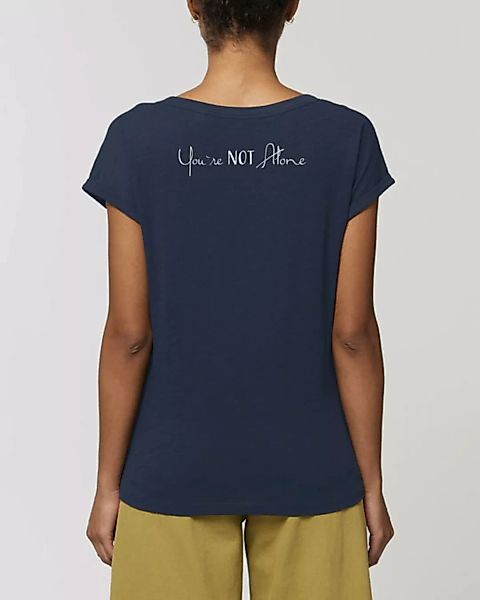 Damen Flammengarn Rundhals T-shirt - Flame "You Are Not Alone" günstig online kaufen