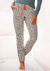 LASCANA Schlafhose im Blumen Allover-Druck günstig online kaufen