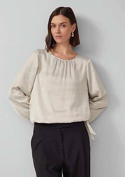 s.Oliver BLACK LABEL Langarmbluse Satin-Shirt mit günstig online kaufen