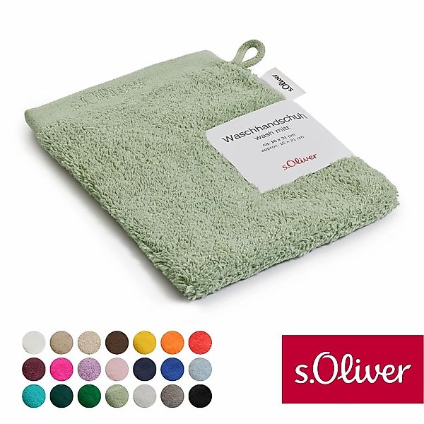 s.Oliver Waschhandschuh "s.Oliver, Premium Qualität, 600 gr/m², auch als Se günstig online kaufen