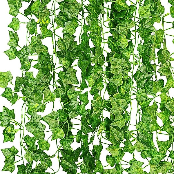 Kunstgirlande Kunstranke Efeu Künstlich Efeu Garten günstig online kaufen