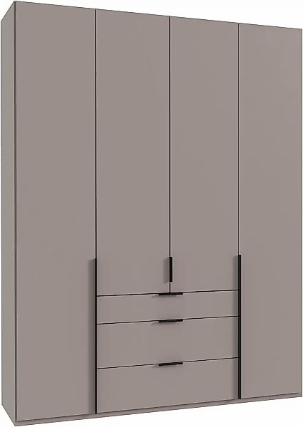 Wimex Drehtürenschrank "Mugano" mit langen oder kurzen Griffen aus Metall, günstig online kaufen