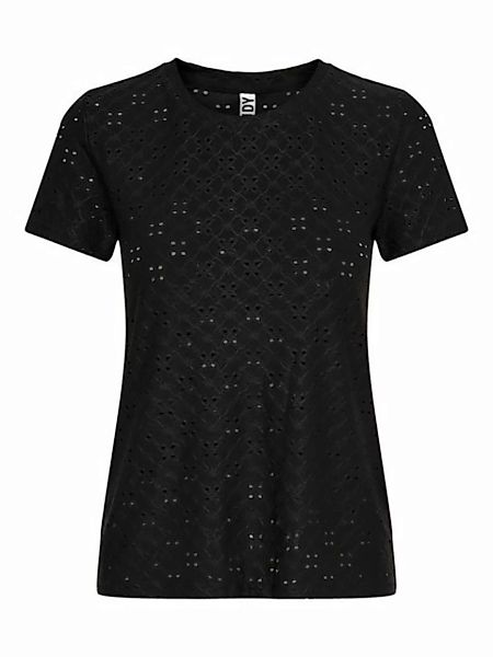 Jdy Cathinka Tag Kurzärmeliges T-shirt S Black günstig online kaufen