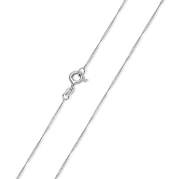 Materia Silberkette Panzerkette Damen Silber gekordelt günstig online kaufen