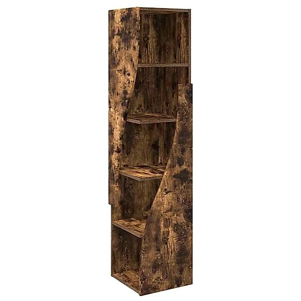 vidaXL Eckschrank Geräucherte Eiche 32x32x140cm Holzwerkstoff 889880 günstig online kaufen