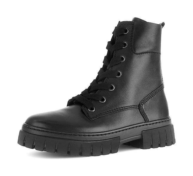 Gabor YORK Schnürboots, Blockabsatz, Plateau, Schnürstiefelette günstig online kaufen