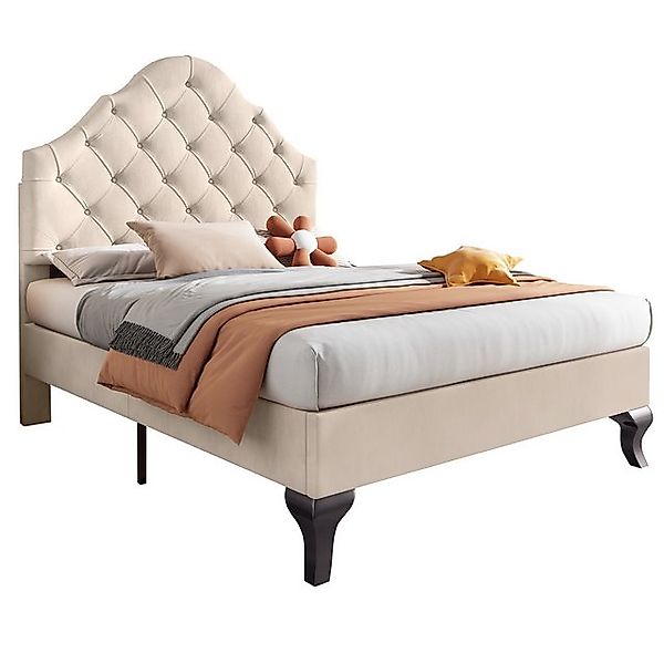 OKWISH Polsterbett Jugendbett (Samt Einzelbett, mit günstig online kaufen