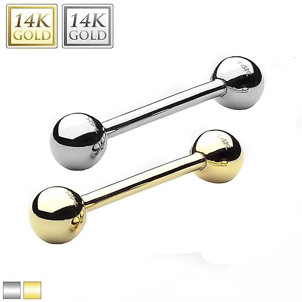 Taffstyle Piercing-Set Echt Gold 585 Stab günstig online kaufen