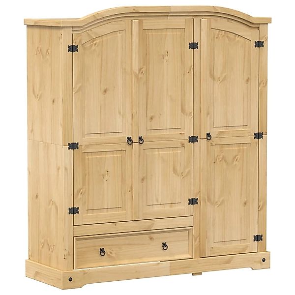 vidaXL Kleiderschrank Corona 151,5x52x170 cm Massivholz Kiefer 4005663 günstig online kaufen